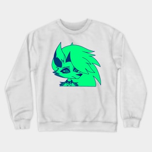 Loona sad - mint color Crewneck Sweatshirt